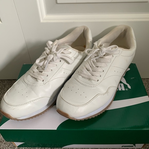 H&M Shoes - White Sneakers Tennis Shoes Preppy faux leather